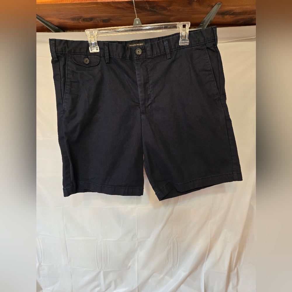 💰4 for $10💰 Banana Republic Men's Dark Blue Flat Front Shorts